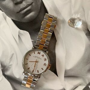 Marc by Marc Jacobs Rose Gold and Silver Watch